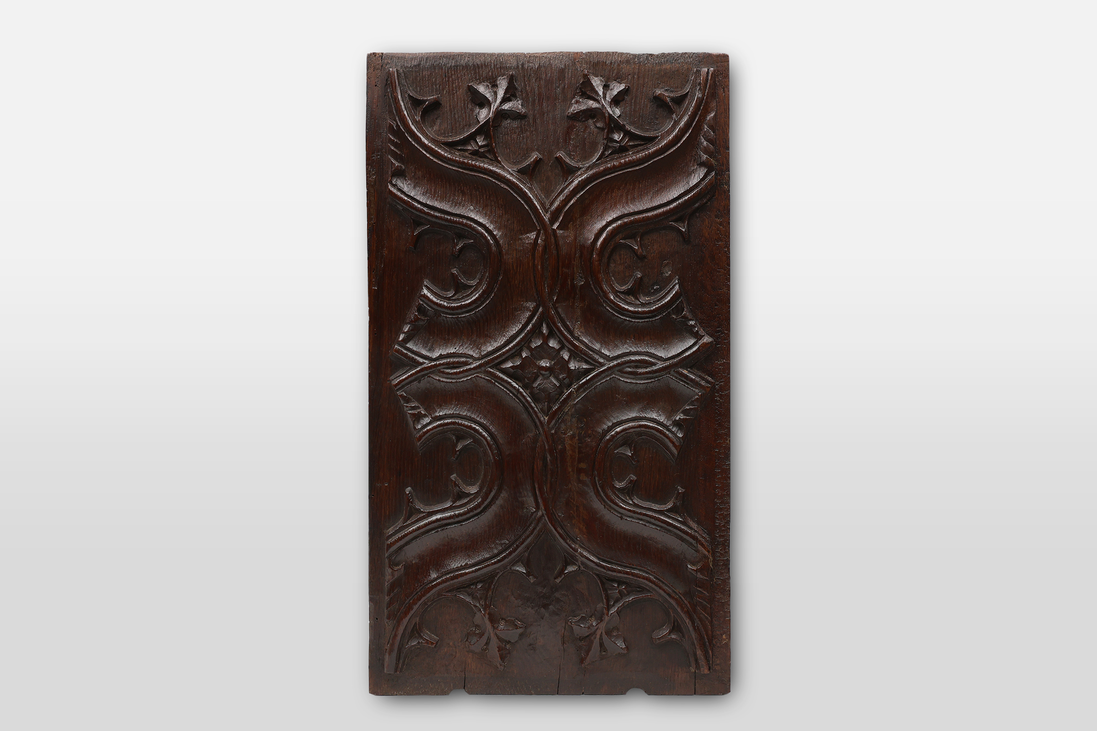 Set of 6 Gothic sculpted oak panels from the 16th century, Belgiumthumbnail